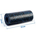 Roller do ćwiczeń 33x14cm NS-954 czarno-niebieski