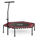 Trampolina fitness z uchwytem 127 cm Neo-Sport - sześciokątna czerwona