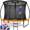 Trampolina ogrodowa profilowana 10ft/312cmz siatką wewnętrzną Neo-Sport