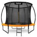 Trampolina ogrodowa profilowana 10ft/312cmz siatką wewnętrzną Neo-Sport