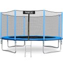 Trampolina ogrodowa 12ft/374cm z siatką zewnętrzną i drabinką Neo-Sport