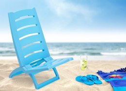 Krzesełko plażowe TIRRENO niebieskie