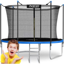 Trampolina ogrodowa 8ft/252cm z siatką wewnętrzną i drabinką Neo-Sport Neo-Sport