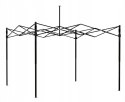 Pawilon handlowy ekspresowy 3x3 m 3 ściany czarny