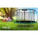 Trampolina ogrodowa profilowana 14ft/435cm z siatką wewnętrzną Neo-Sport